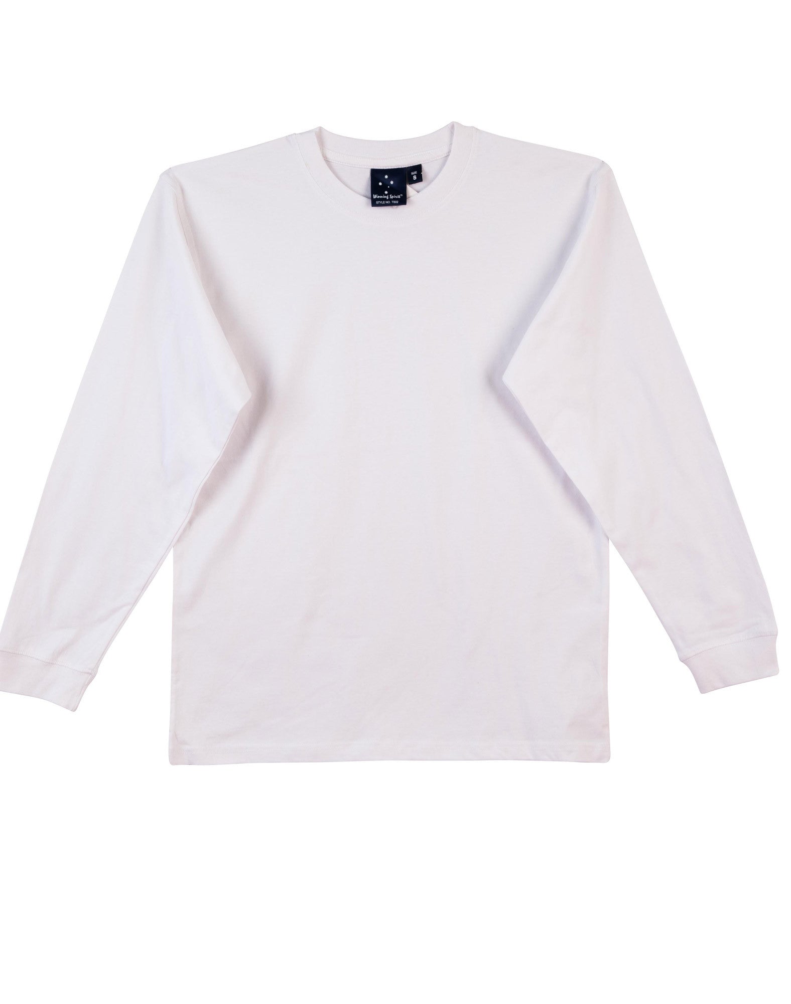 Winning Spirit London 100% Cotton Crew Neck Long Sleeve Tee (TS02)