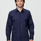 Winning Spirit Cotton Drill Long Sleeve Work Shirt (WT04)