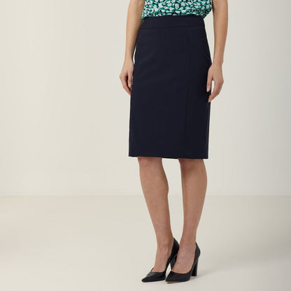 NNT Stretch Wool Blend Panel Pencil Skirt (CAT2MG)