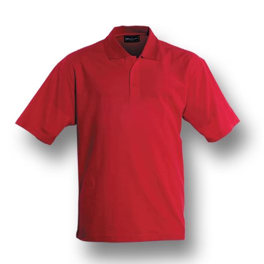 Bocini Plain Colour Poly Face Cotton Backing S/S Polo (CP1601)