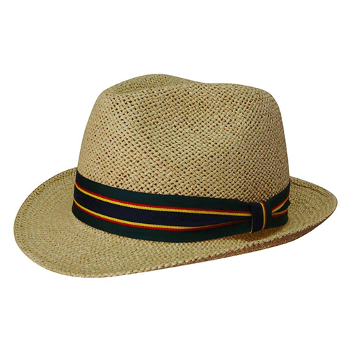 Headwear Fedora Style String Straw (4287)