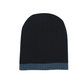 Headwear Two Tone Cable Knit Beanie - Toque (4195)