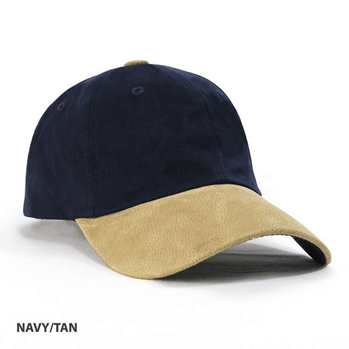 Grace Collection Unstructured HBC Suede Peak Cap-(AH011/HE011)