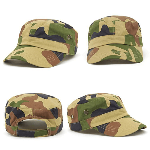 Grace Collection Camo Military Cap-(AH817/HE817)
