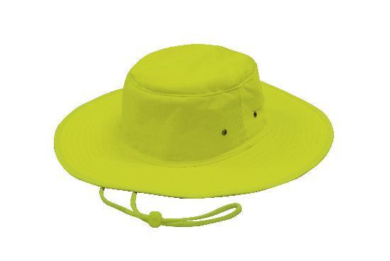 Headwear-Headwear Luminescent Safety Hat-Fluro/Green / S-Uniform Wholesalers - 2