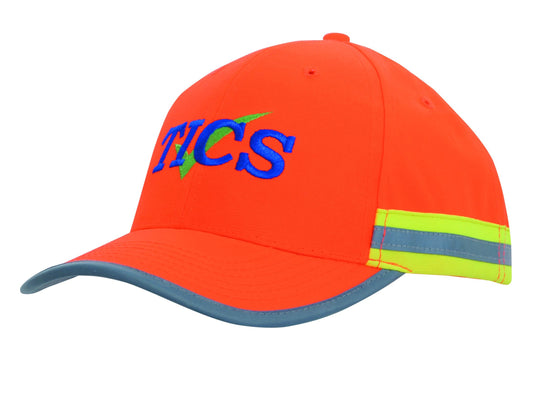 Headwear Hi Vis Cap with Reflective Tape (3030)