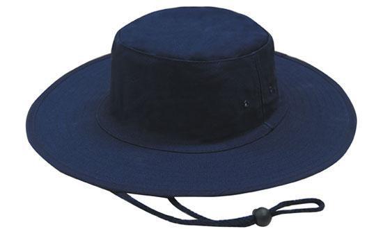 Headwear-Headwear Canvas Hat-Navy / S-Uniform Wholesalers - 3