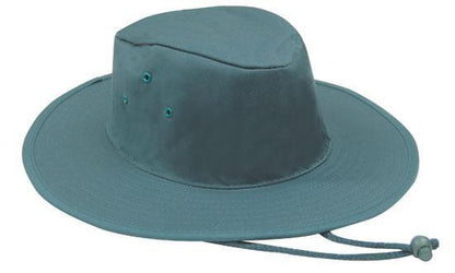 Headwear-Headwear Poly Cotton Slouch Hat-Bottle / S-Uniform Wholesalers - 2