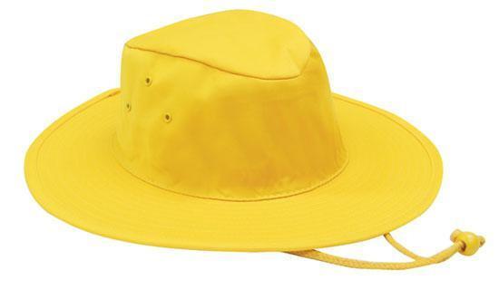 Headwear-Headwear Poly Cotton Slouch Hat-Gold / S-Uniform Wholesalers - 3