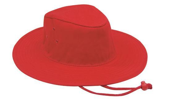 Headwear-Headwear Poly Cotton Slouch Hat-Red / S-Uniform Wholesalers - 5