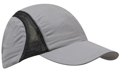 Headwear Micro Fibre & Mesh Sports Cap With Reflective Trim Cap (3814)