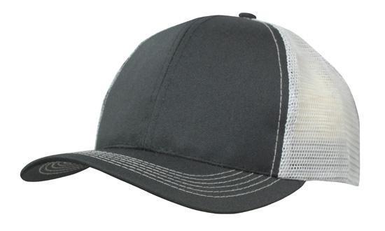 Headwear-Breathable-Poly-Twill-With-Mesh-Back-Cap