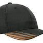 Headwear-Headwear Breathable Poly Twill with Peak Flash Print-Black/Hi Vis Orange / Free Size-Uniform Wholesalers - 7