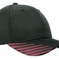 Headwear-Headwear Breathable Poly Twill with Peak Flash Print-Black/Pink / Free Size-Uniform Wholesalers - 8