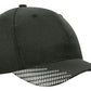 Headwear-Headwear Breathable Poly Twill with Peak Flash Print-Black/White / Free Size-Uniform Wholesalers - 2