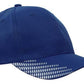 Headwear-Headwear Breathable Poly Twill with Peak Flash Print-Royal/White / Free Size-Uniform Wholesalers - 10