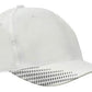 Headwear-Headwear Breathable Poly Twill with Peak Flash Print-White/Black / Free Size-Uniform Wholesalers - 12