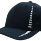 Headwear-Headwear Breathable Poly Twill with Small Check Patterning Cap-Navy/White / Free Size-Uniform Wholesalers - 5