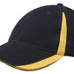 Headwear-Headwear  Brushed Heavy Cotton with Inserts on the Peak & Crown-Navy/Gold / Free Size-Uniform Wholesalers - 11
