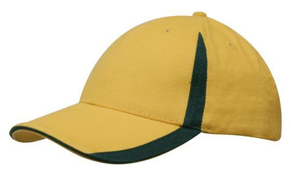 Headwear  Brushed Heavy Cotton with Inserts on the Peak & Crown (4014)