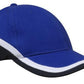 Headwear-Headwear Brushed Heavy Cotton Tri-Coloured Cap-Royal/White/Navy / Free Size-Uniform Wholesalers - 6
