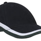 Headwear Brushed Heavy Cotton Tri-Coloured Cap (4026)