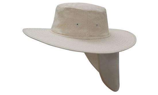 Headwear-Headwear Canvas Sun Hat-Natural / S-Uniform Wholesalers - 4