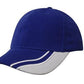 Headwear-Headwear Brushed Heavy Cotton with Curved Peak Inserts-Royal/White / Free Size-Uniform Wholesalers - 11