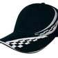 Headwear-Headwear Brushed Heavy Cotton with Swirling Checks & Sandwich Cap--Uniform Wholesalers - 3