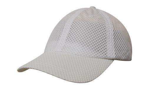 Headwear-Headwear Sports Mesh Cap-White / Free Size-Uniform Wholesalers - 4