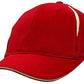 Headwear Brushed Heavy Cotton with Crown Inserts & Sandwich Cap (4092)