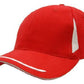Headwear-Headwear  Brushed Heavy Cotton with Crown Inserts, Peak Trim & Sandwich Cap-Red/White / Free Size-Uniform Wholesalers - 9