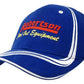 Headwear-Headwear Brushed Heavy Cotton with Waving Stripes on Crown & Peak Cap--Uniform Wholesalers - 1