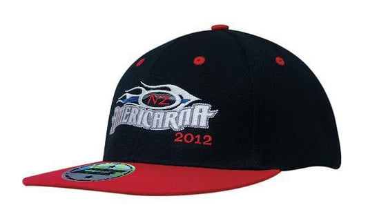 Headwear-Headwear Premium American Twill with Snap 59 Styling - Two Tone Cap--Uniform Wholesalers - 1