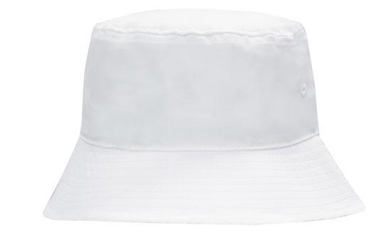 Headwear-Headwear Breathable Poly Twill Bucket Hat-White / M-Uniform Wholesalers - 8