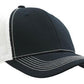 Headwear-Headwear Chino Twill with Hi Tech Mesh Back-White/Navy / Free Size-Uniform Wholesalers - 4