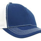 Headwear-Headwear Chino Twill with Hi Tech Mesh Back-White/Royal / Free Size-Uniform Wholesalers - 6