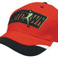 Headwear-Headwear Brushed Heavy Cotton with Peak Inserts & Printed Trim--Uniform Wholesalers - 1
