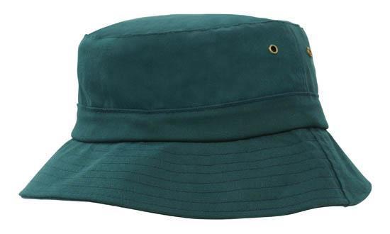 Headwear-Headwear Brushed Sports Twill Childs Bucket Hat-Bottle / 50cm-54cm-Uniform Wholesalers - 3