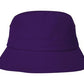 Headwear-Headwear Brushed Sports Twill Infants Bucket Hat Cap-Purple / (50cm to 46cm)-Uniform Wholesalers - 11