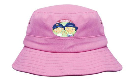 Headwear-Headwear Brushed Sports Twill Infants Bucket Hat Cap--Uniform Wholesalers - 1