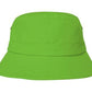 Headwear-Headwear Brushed Sports Twill Youth Bucket Hat-Bright Green / (54cm to 58cm)-Uniform Wholesalers - 5
