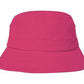 Headwear-Headwear Brushed Sports Twill Youth Bucket Hat-Pink / (54cm to 58cm)-Uniform Wholesalers - 10