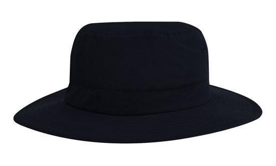 Headwear-Headwear Microfibre Adjustable Bucket Hat-Navy / S/M-Uniform Wholesalers - 3