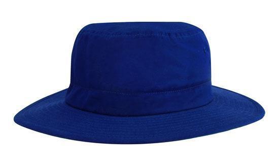 Headwear-Headwear Microfibre Adjustable Bucket Hat-Royal / S/M-Uniform Wholesalers - 4