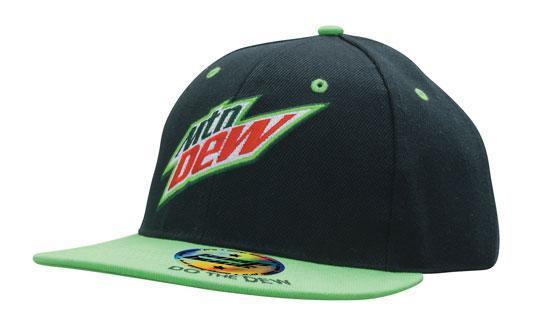 Headwear Kids Premium American 2 Tone Twill Flat Peak cap (4137)