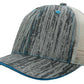 Headwear Wood Printed Fabric/Mesh Back Cap (4143)