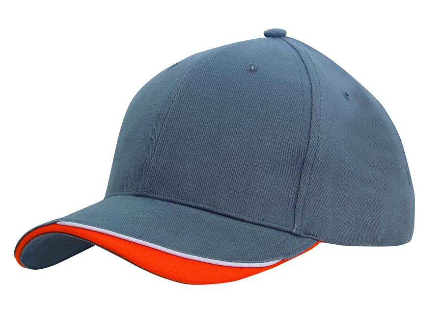 Headwear Brushed Heavy Cotton with Indented Peak (4167)