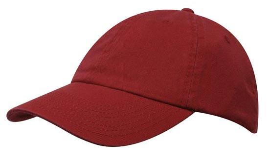 Headwear-Headwear Washed Chino Twill Cap-Cranberry / Free Size-Uniform Wholesalers - 4