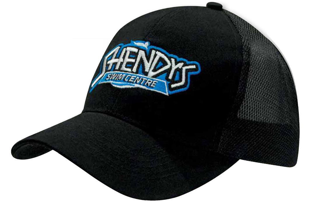 Headwear-Brushed-Cotton-with-Mesh-Back-Cap